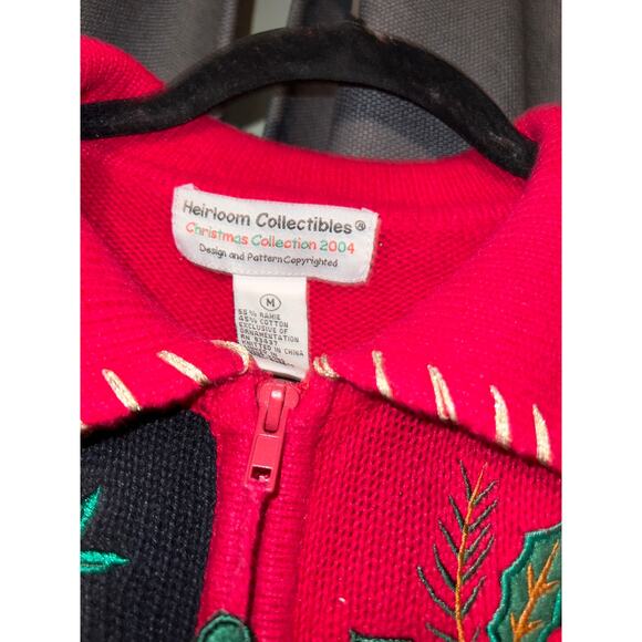 Ugly Christmas Sweater Xmas Cardigan Size Medium - Picture 2 of 3